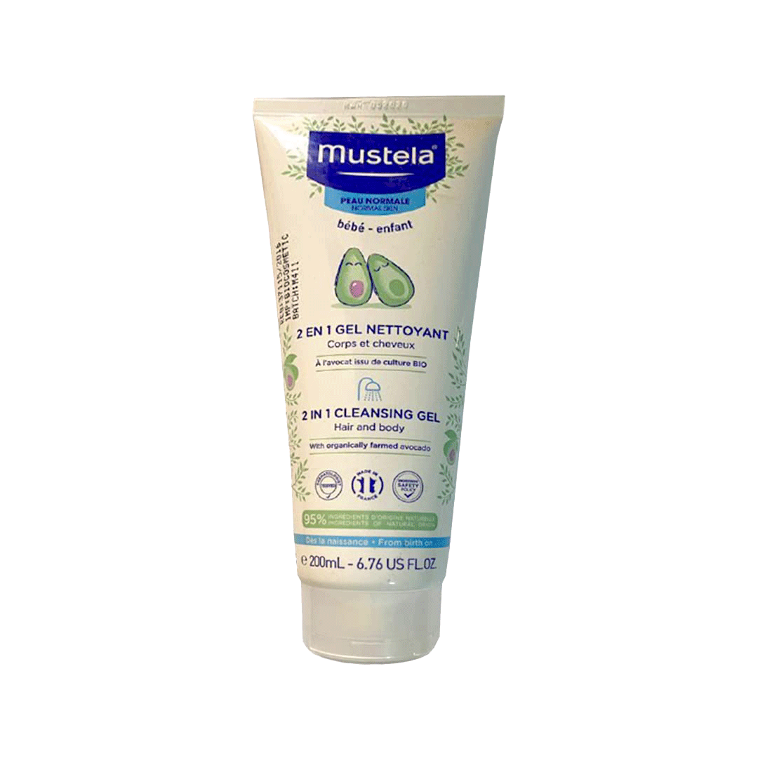 MUSTELA 2in1 Hair And Body Cleansing Gel 200ml For Baby Al Dawaa mustela-2in1-hair-and-body-cleansing-gel-200ml-for-baby-al-dawaa
