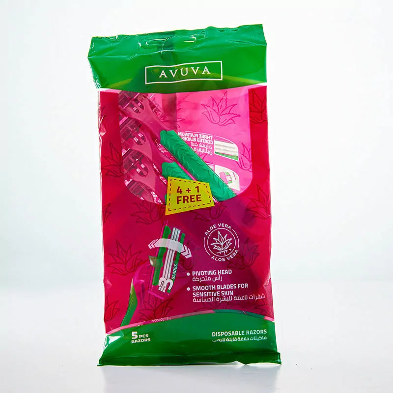 AVUVA Feminine Disposable Razors 5 pieces