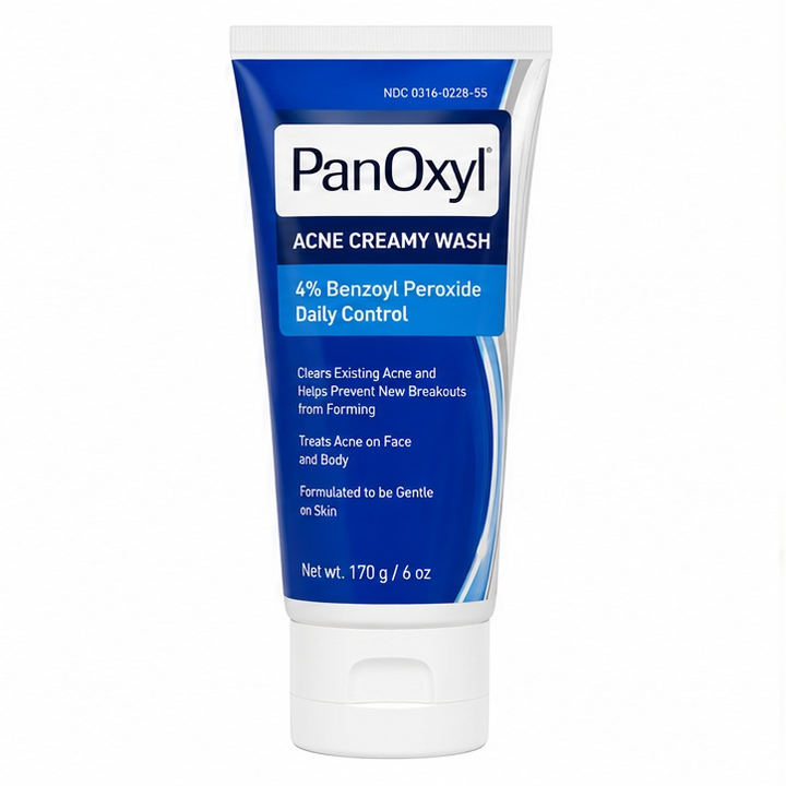 PANOXYL ACNE CREAMY WASH 4% BENZOYL PEROXIDE DAILY CONTROL, 170G (NB)