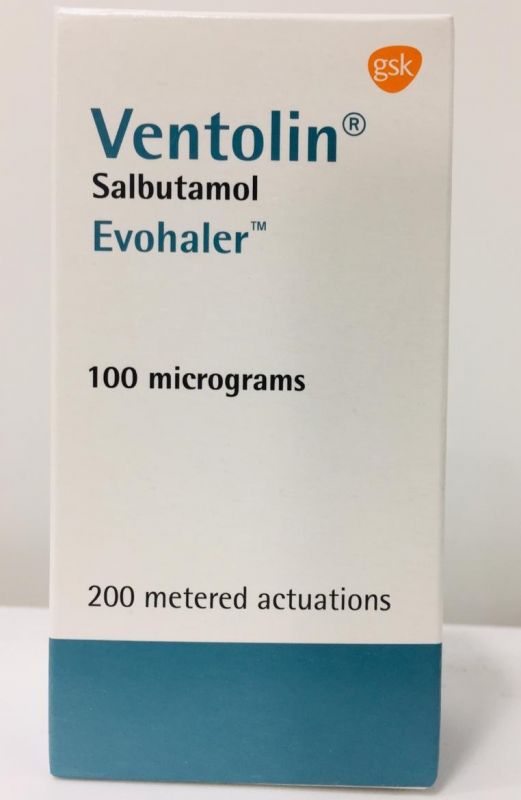 Ventolin 100Mcg Evohaler 200/Dose N.P