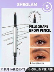 SHEGLAM ANGLED BROW PENCIL(DARK BROWN)