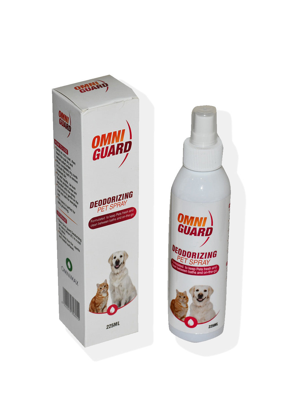 OMNI GUARD DEODORIZING PET SPRAY 225ML