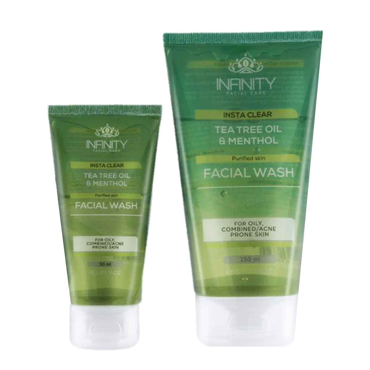 INFINITY TEA TREE OIL FACIAL WASH 150ML+50 ML OFF