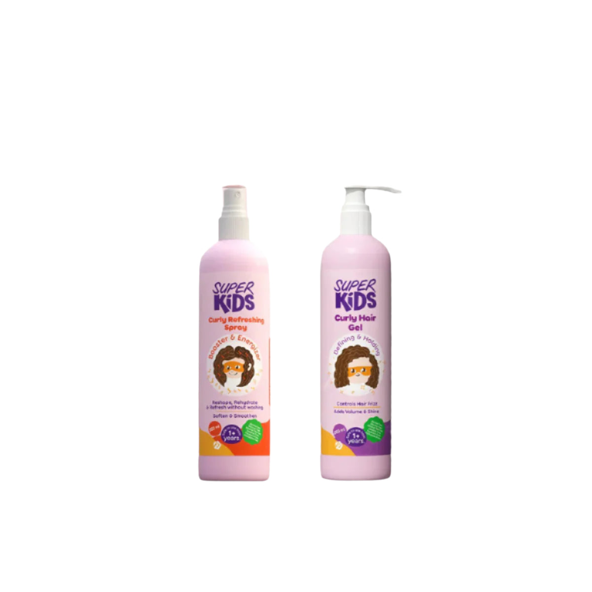 SUPER KIDS CURLY GEL& SUPER REFRESHING SPRAY OFFER 175L.E