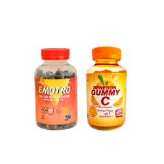 EMOTRO IRON 120 GUMMIES + GUMMY C PLUS ZINC (45PCS+15PCS) GUMMIES ( OFFER )