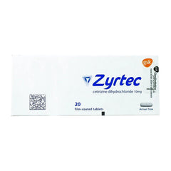 Zyrtec 10 Mg 20 Tab
