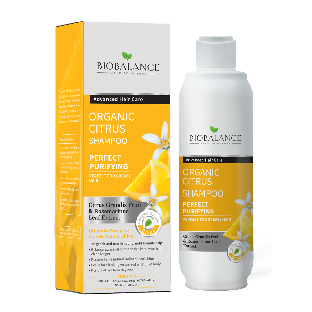 BIOBALANCE ORGANIC CITRUS SHAMPOO 330 ML