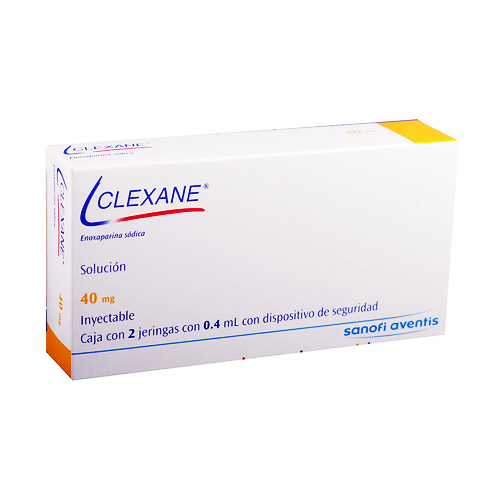 Clexane 40 Mg 0.4 Ml 2 Prefilled Syring