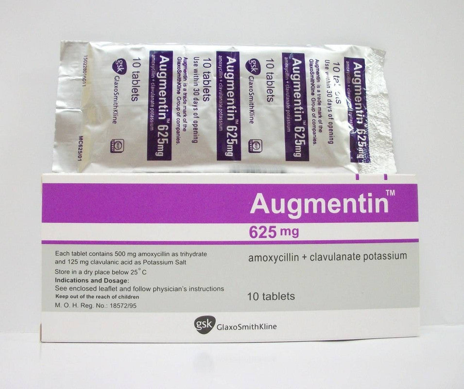 Augmentin 625Mg 10/Tab