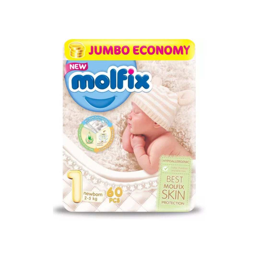 MOLFIX NEWBORN (1) 60 PCS