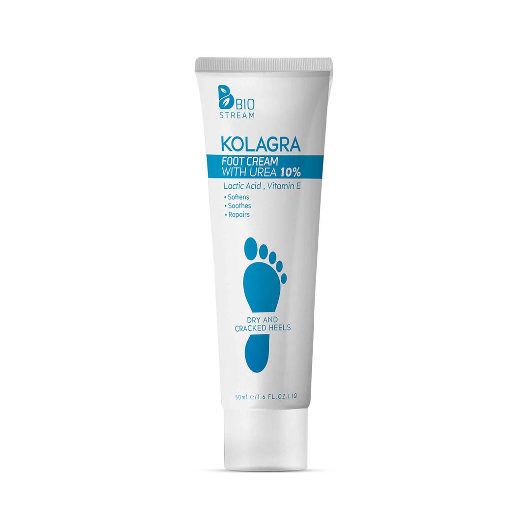 Kolagra foot cream for dry & Cracked heels 10% UREA 1 + 1 Free