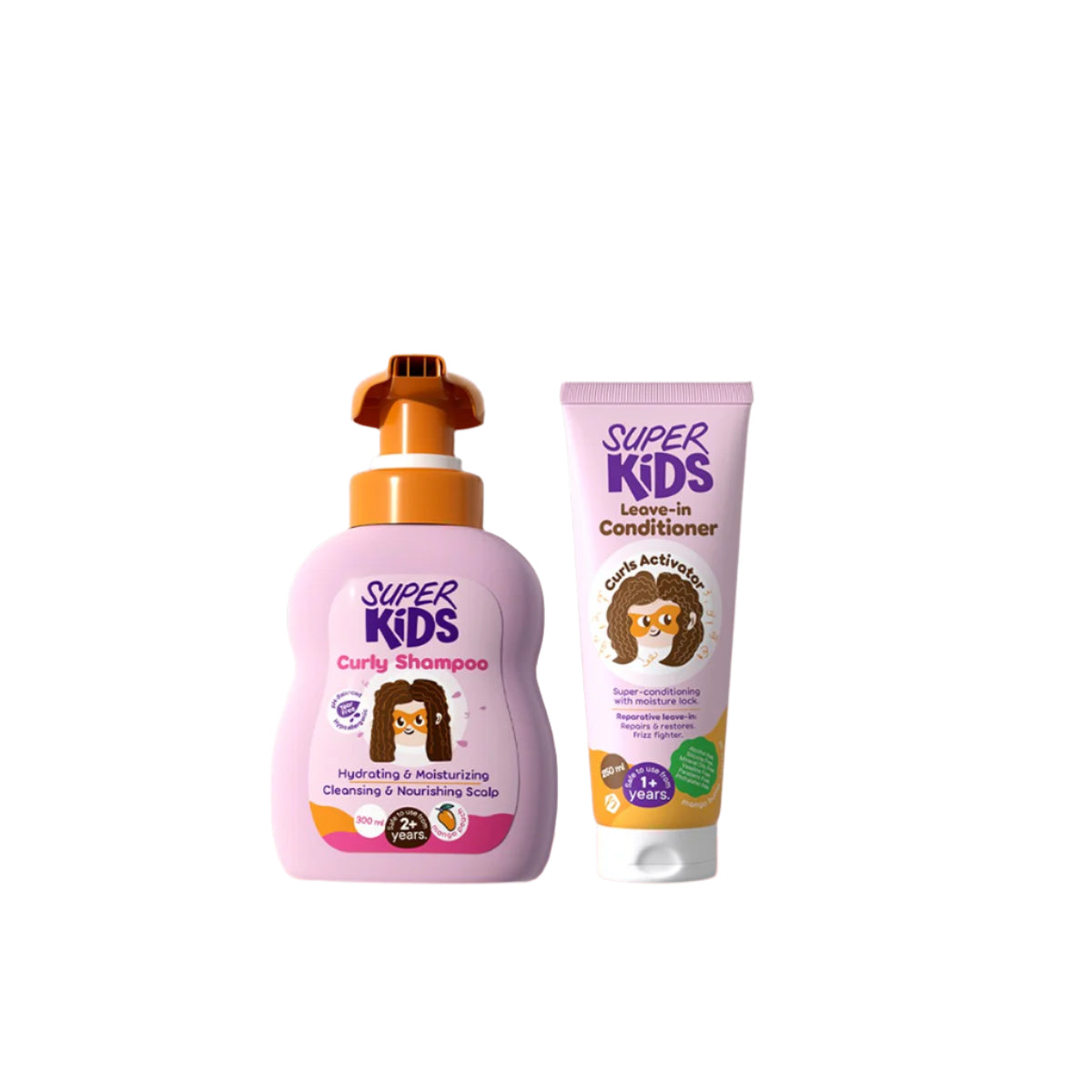 SUPERKIDS CURLY SHAMPOO + LEAVE IN OFFER 205L.E