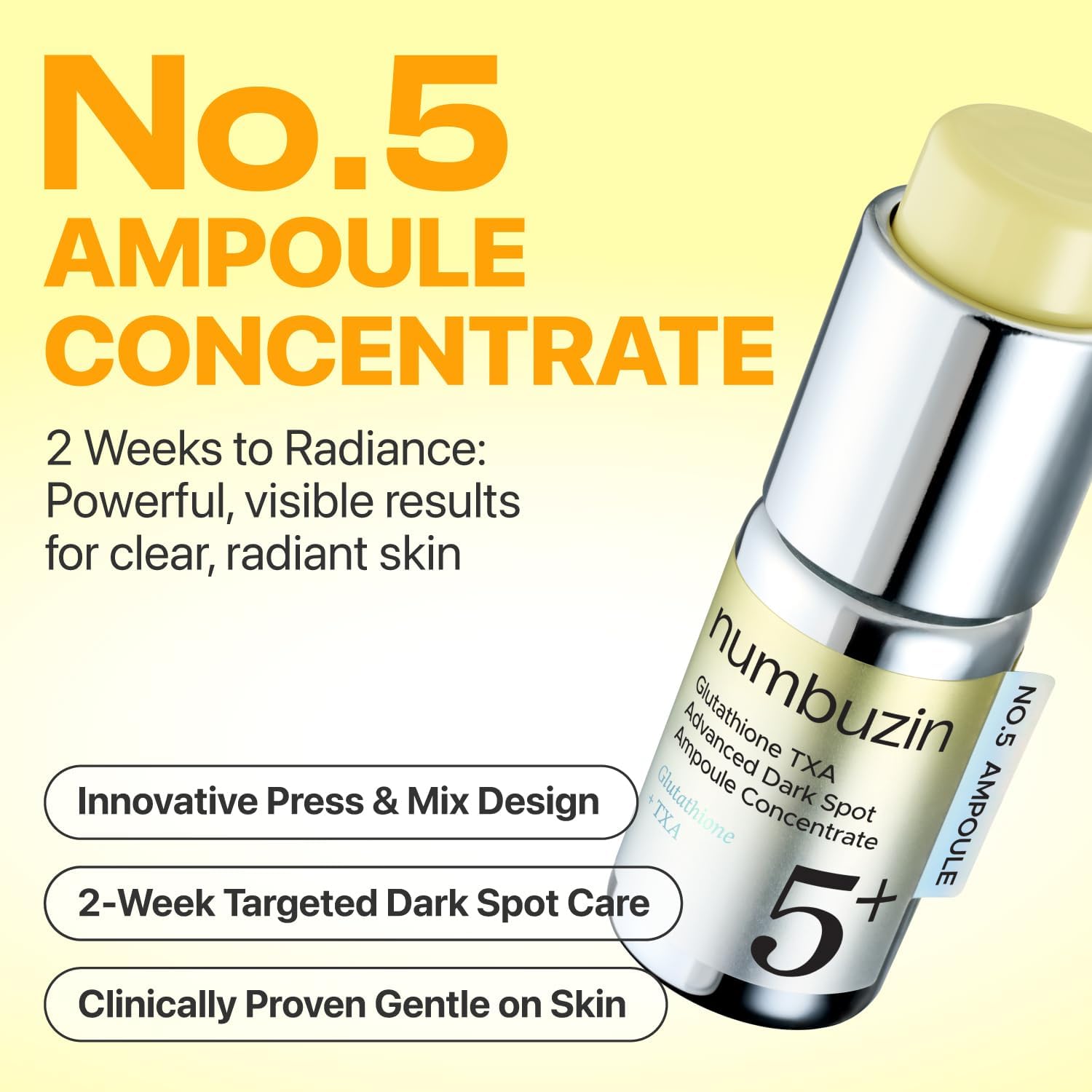 NUMBUZIN NO.5 GLUTATHIONE ΤΧΑ ADVANCED DARK SPOT AMPOULE CONCENTRATE  (NB)