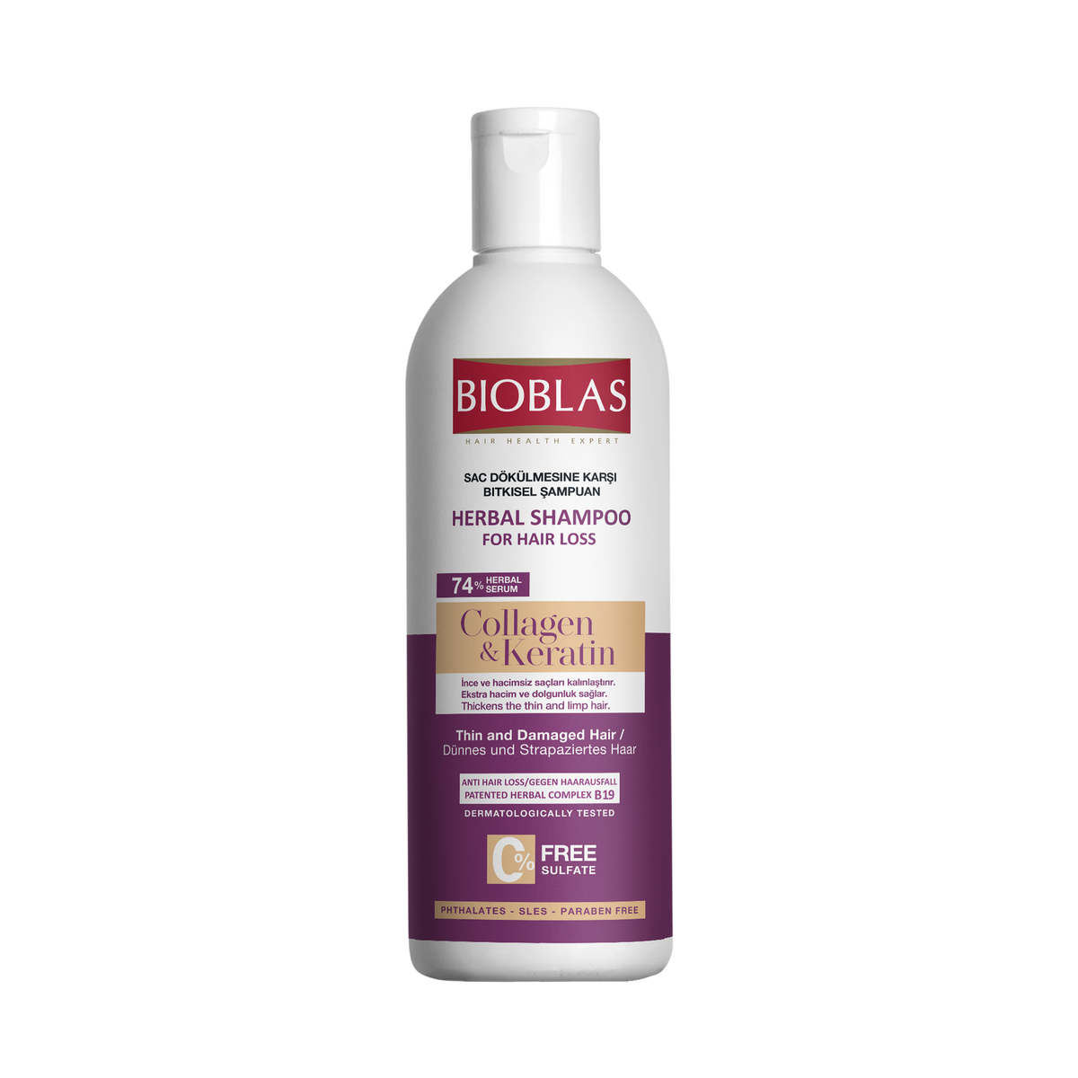 Bioblas Shampoo Collagen & keratin 300ml