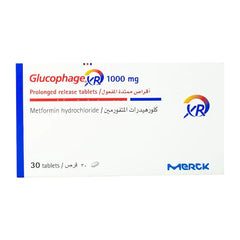 Glucophage Xr 1000 Mg 30 Tab