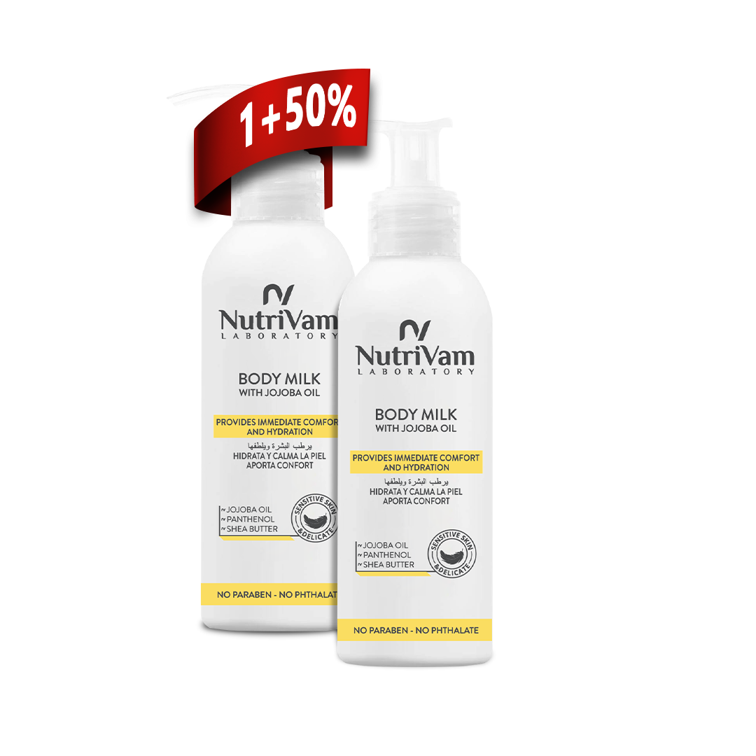 NUTRIVAM JOJOBA MILK 100ML 1 + 50% OFF