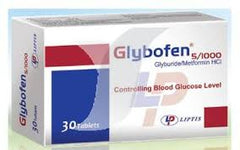 Glybofen 5Mg/1000Mg 30/Tab