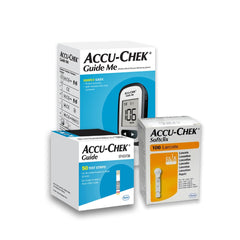 Accu-Chek Guide Me Meter + 50 Test Strip + Free Softclix 100Pcs