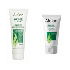 Alejon Acne Oily Skin Cream 50ML+Facial Moisturizer Gel 75 ML