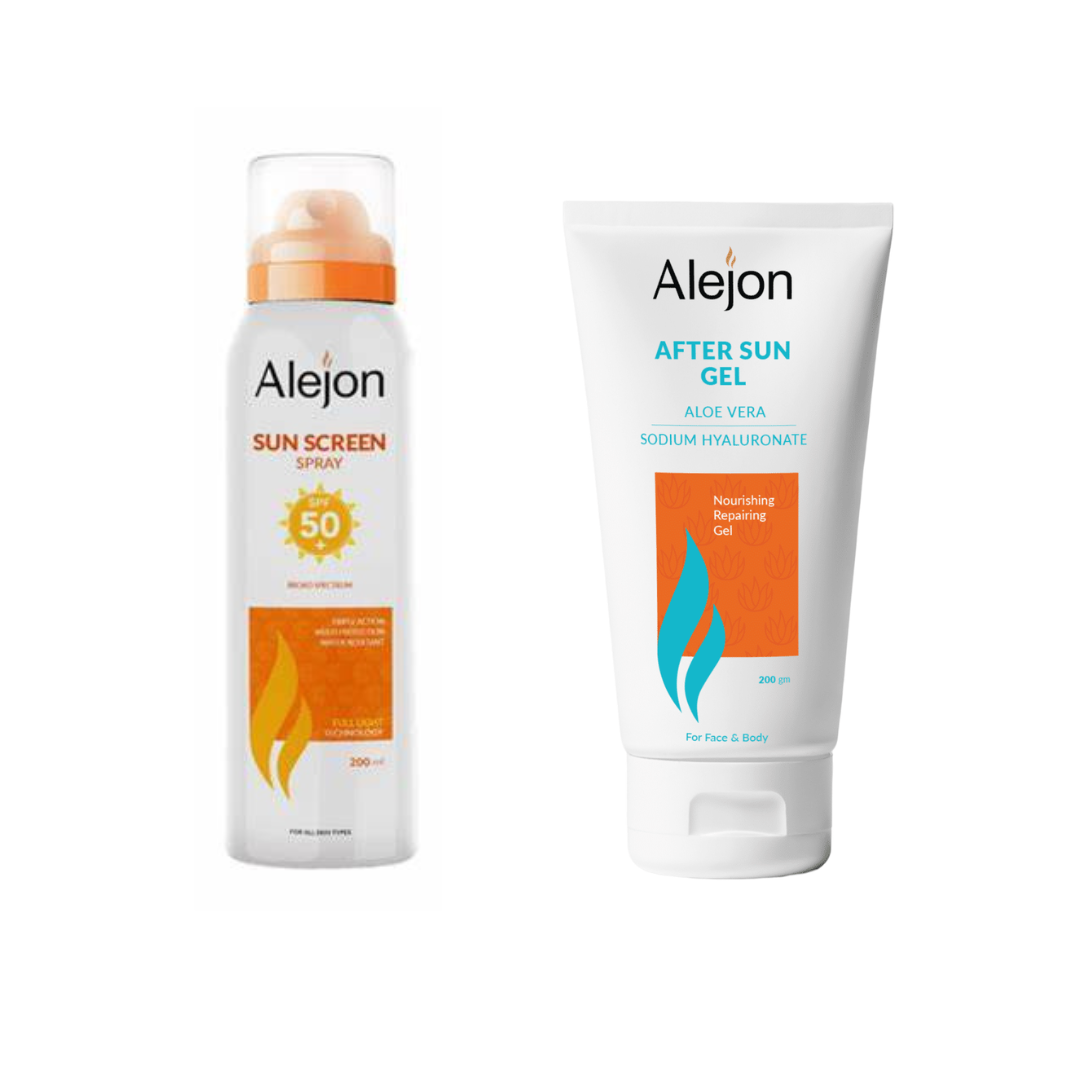 Alejon Sun Screen Spf 50 Spray+After Sun Gel 200 ML