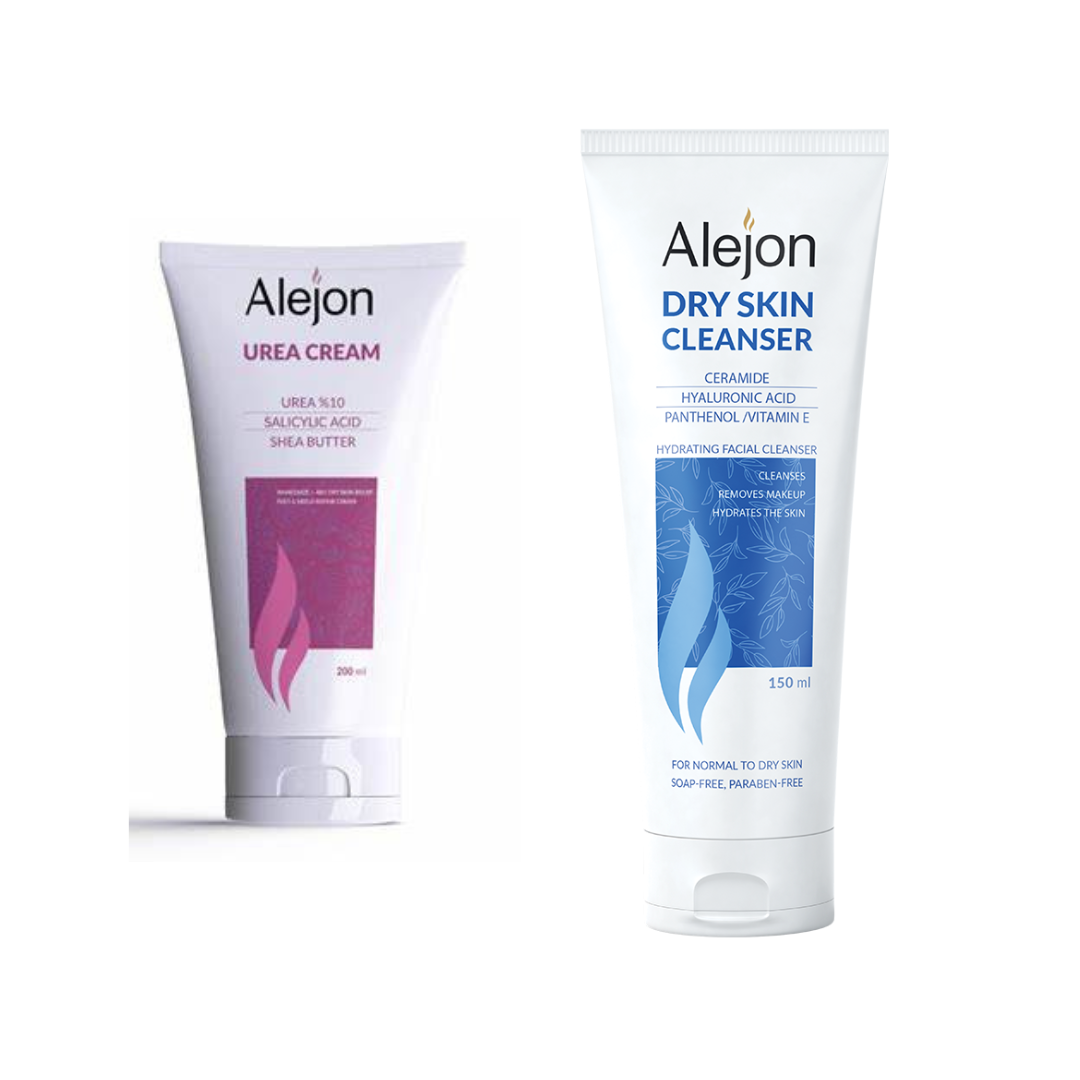 Alejon Urea Cream 10% – 200ML+Dry Skin Cleanser 150ML