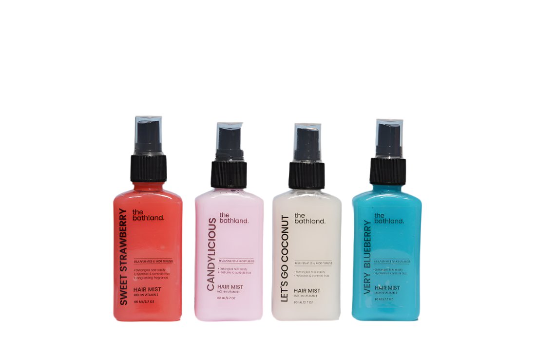 The Bathland Hair mist Bundle of 4 (80ml*4)