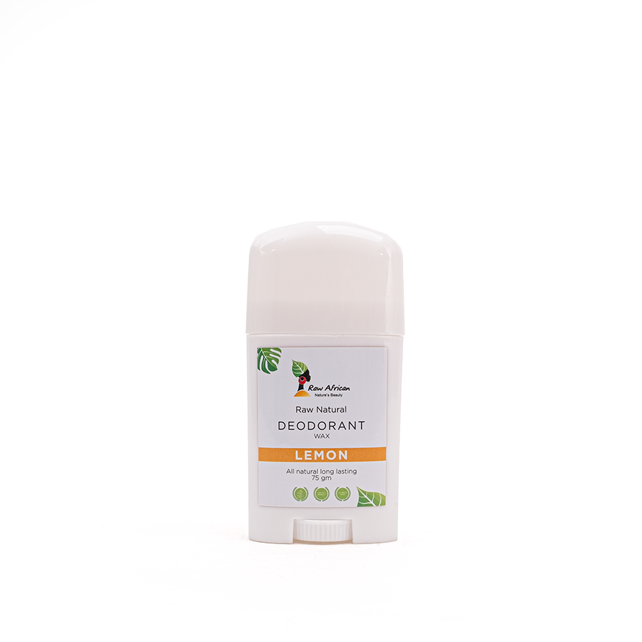 RAW AFRICAN DEODRANT LEMON 75GM