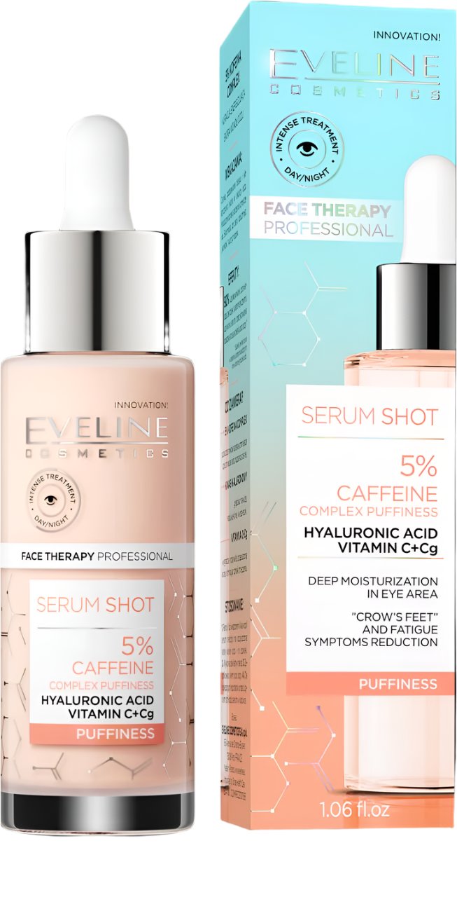 Eveline Cosmetics Serum Shot 5% Caffeine Complex Puffiness 30ML