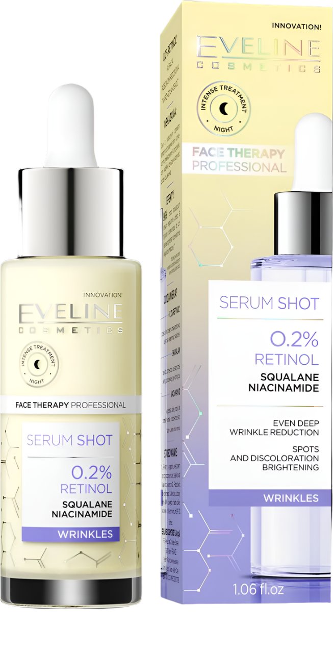 Eveline Cosmetics Serum Shot 0.2% Retinol Wrinkles 30ML