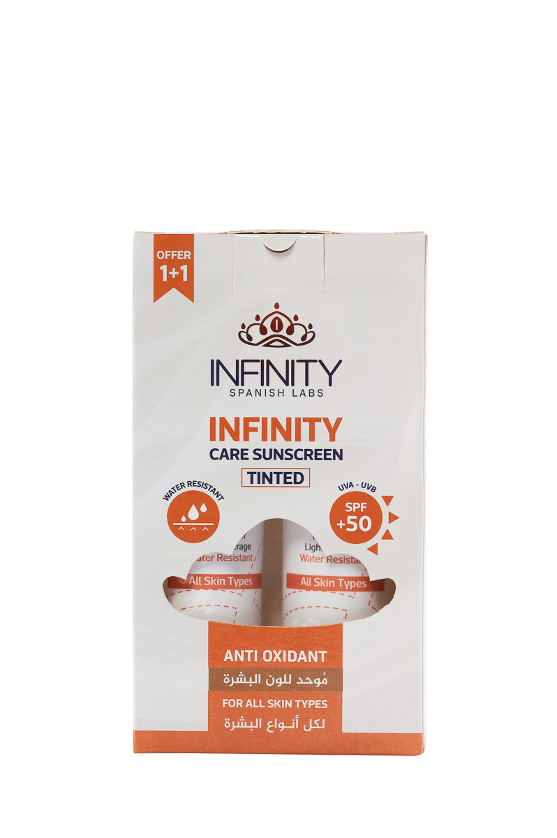 INFINITY CARE SPF50 TINTED LOTION 60ML 1+1 OFF