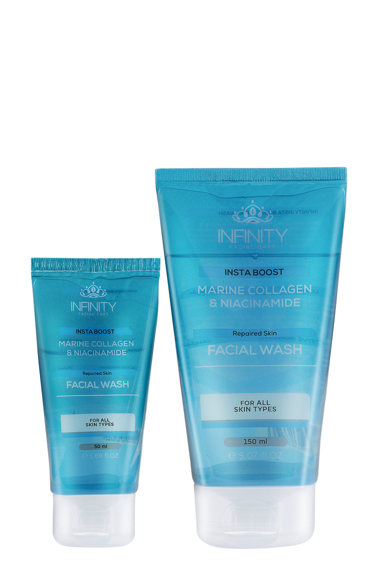 INFINITY MARINE COLLAGEN FACIAL WASH 150ML+50 ML OFF