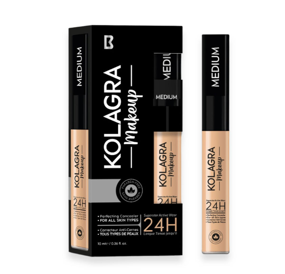 Kolagra Makeup Perfecting Concealer Medium 1 + 1 Free