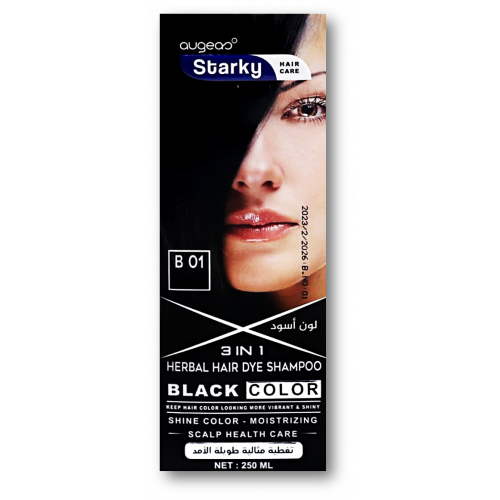 STARKY HERBAL HAIR DYE SHAMPOO BLACK B01