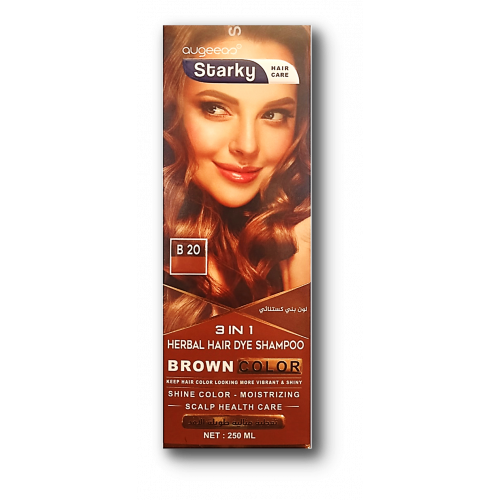 STARKY HERBAL HAIR DYE SHAMPOO BROWN B20