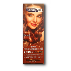 STARKY HERBAL HAIR DYE SHAMPOO BROWN B20