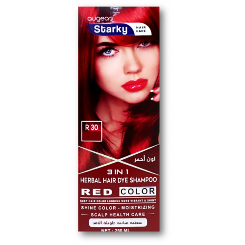 STARKY HERBAL HAIR DYE SHAMPOO RED R30