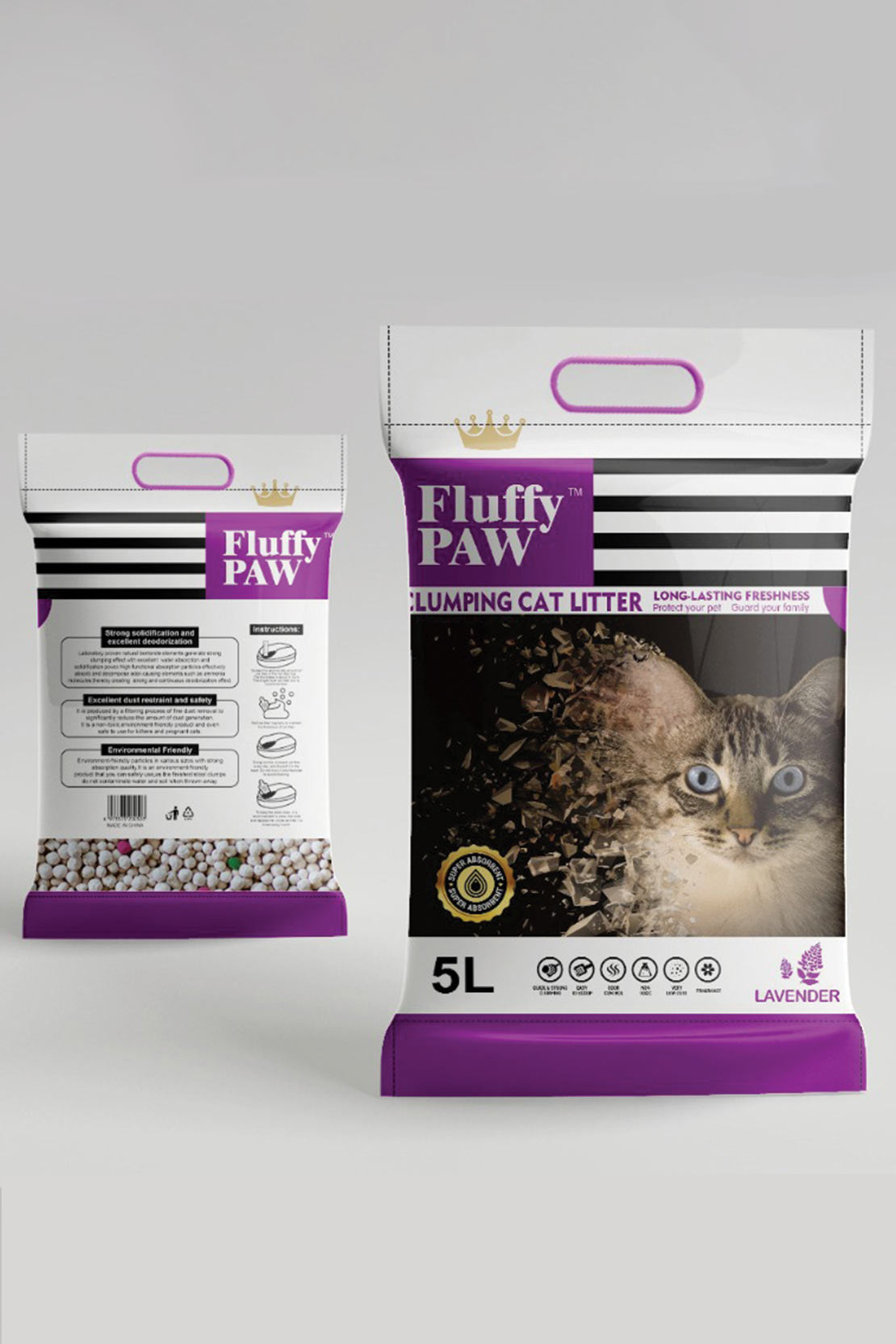 FLUFFY CAT LITTER 5 LITRE