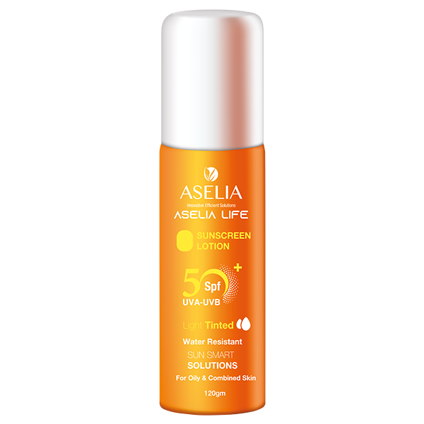 Aselia Life Sunscreen Lotion Light Tinted 120Gm