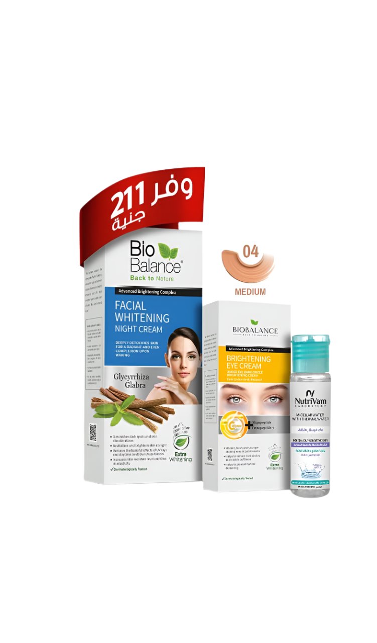 BIOBLANCE WHIT CREAM+EYE CREAM  MEIDUM+NUTRIVAM