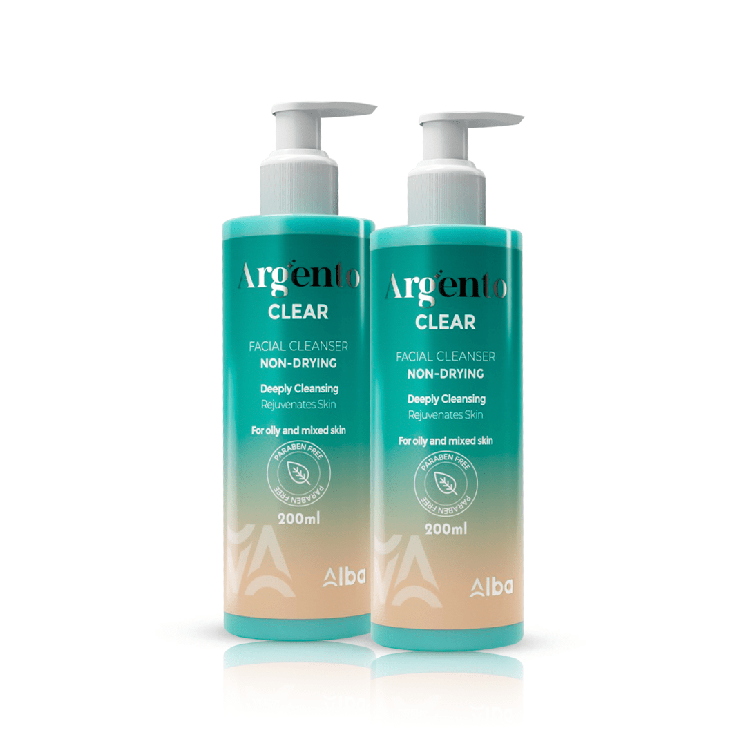 ARGENTO CLEAR FACIAL CLEANSER 200ML OFF1 1 Al Dawaa Pharmacies argento-clear-facial-cleanser-200ml-off1-1-al-dawaa-pharmacies