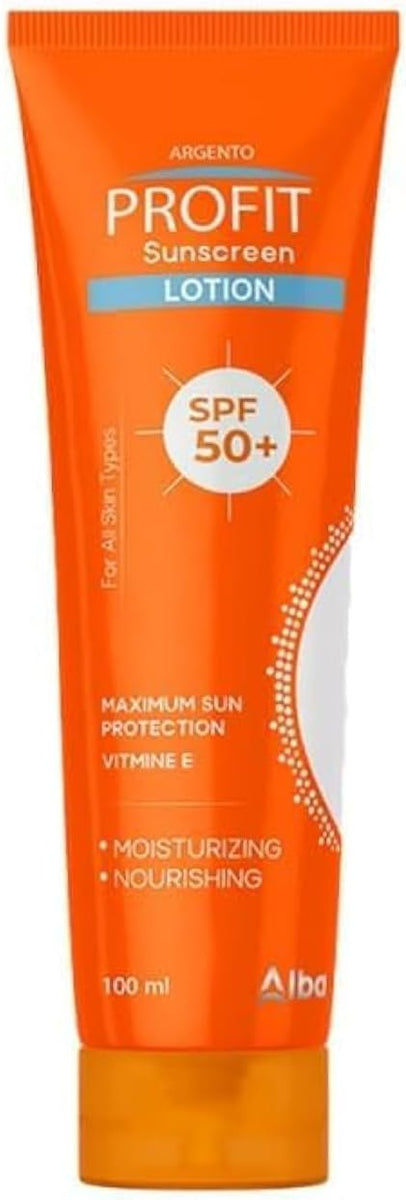 ARGENTO PROFIT SUNSCREEN LOTION SPF 50 100ML – Al Dawaa Pharmacies