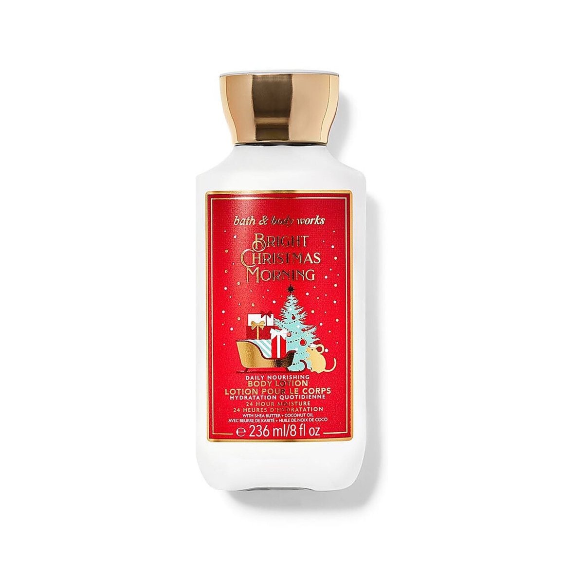 BATH&BODY BRIGHT CHRISTMAS POUND CAKE BODY LOTION 236GM (NB) - Al Dawaa Pharmacies