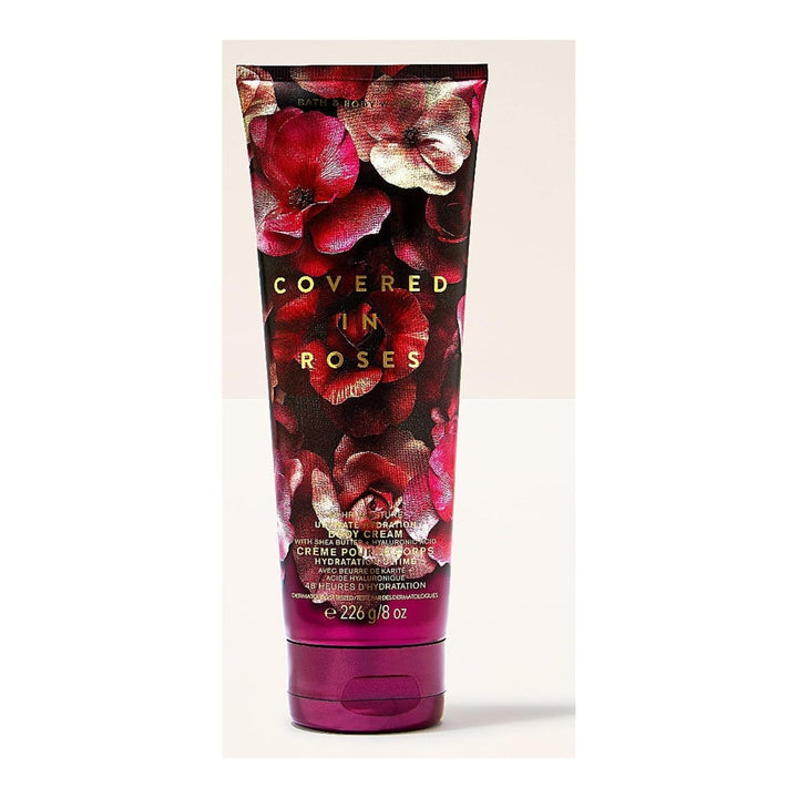 BATH&BODY COVERED IN ROSES BODY CREAM 226GM (NB)