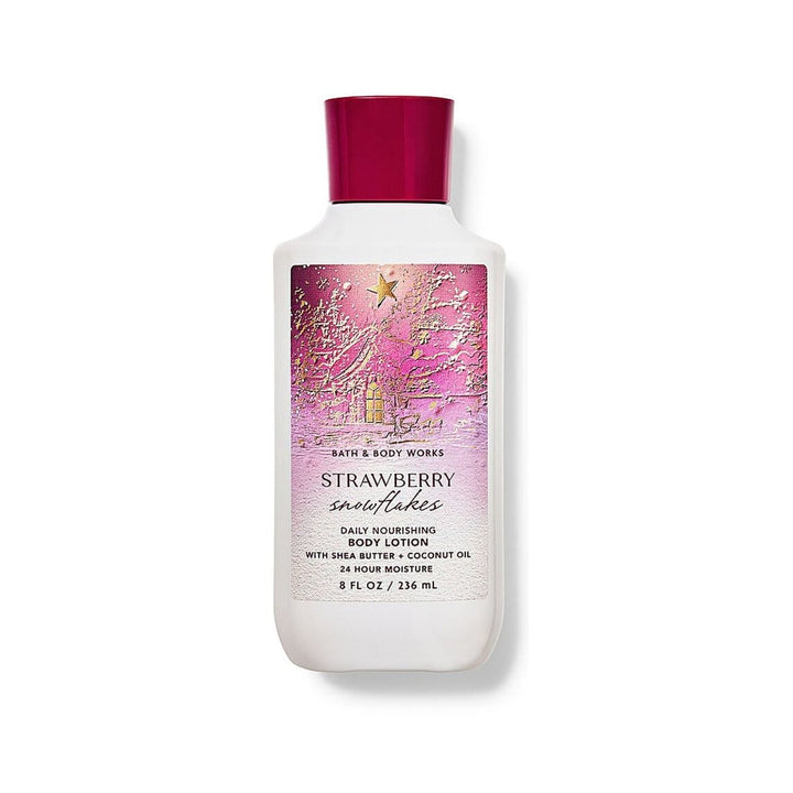 BATH&BODY STRAWBERRY SNOWFLAKES BODY LOTION 226GM (NB)