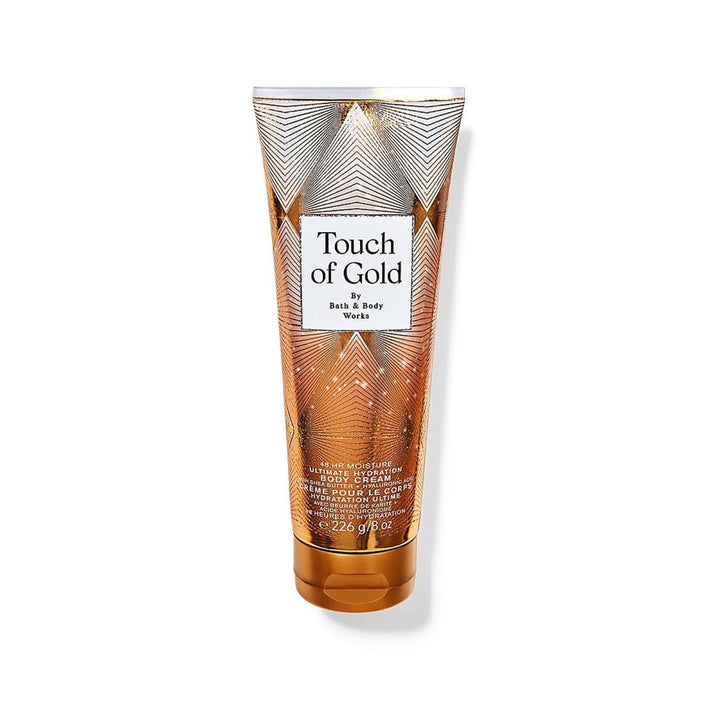 BATH&BODY TOUCH OF GOLD BODY CREAM 226GM (NB)