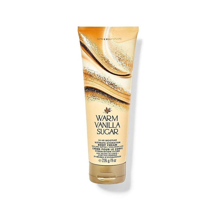 BATH&BODY WARM VANILLA SUGAR BODY CREAM 226GM (NB)