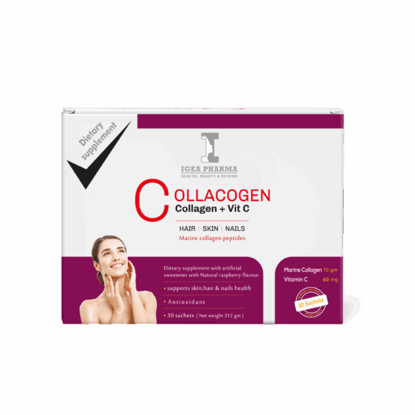 COLLACOGEN VIT C RASPBERRY FLAVOUR 30 SACHET – Al Dawaa Pharmacies