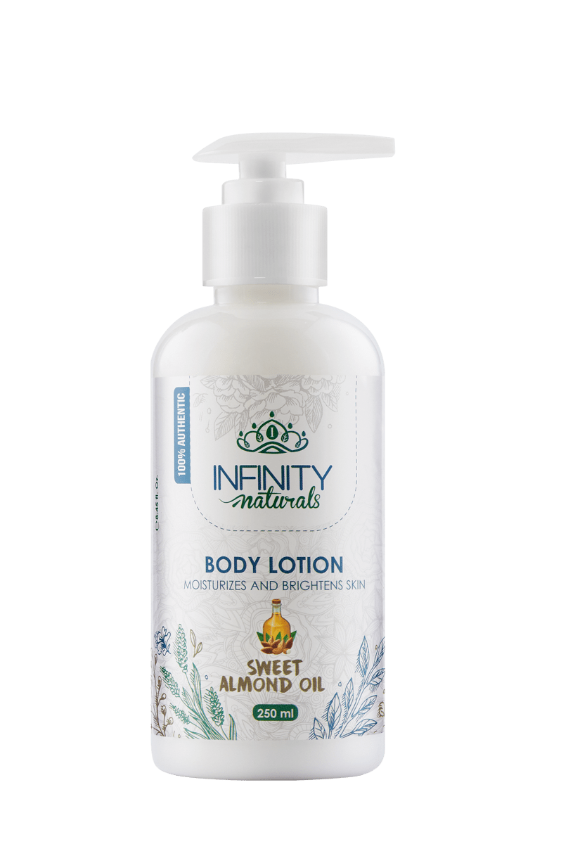 Infinity Body Lotion with Sweet Almond Oil 250ml Moisturizer – Al Dawaa ...