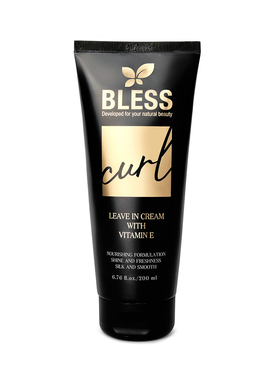 BLESS CURLY LEAVE IN CREAM – VITAMIN E 200ML