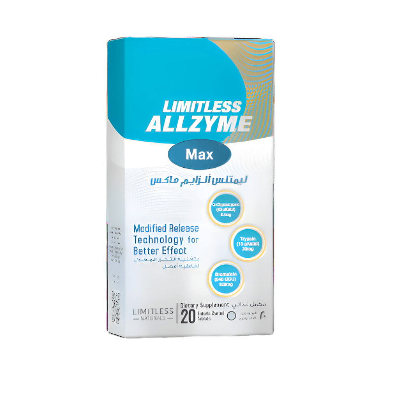 Limitless Allzyme Max Supplements - 20 Tablets for Health – Al Dawaa ...